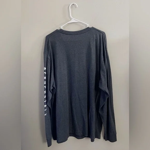 Aeropostale Men's Charcoal Long Sleeve Tee Casual Fall School - Picture 3 of 6